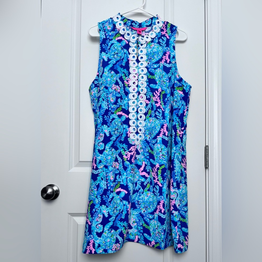 NWT Lilly Pulitzer Jane Shift Dress - Size 16 - Turtle Villa